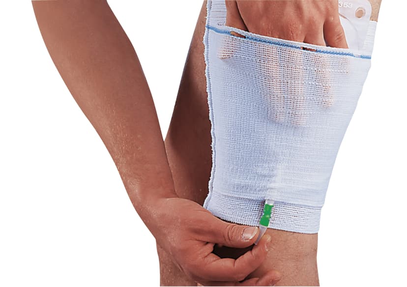 Urimed® Fix-application of leg fixation