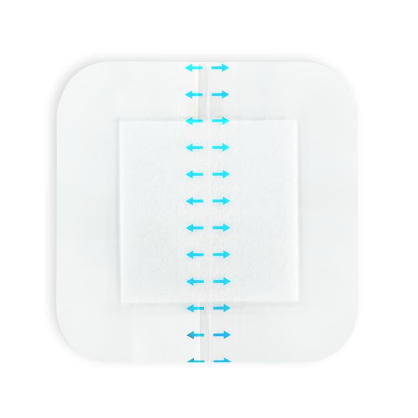 Askina® Soft Clear-Apollo project, wound dressing, white background