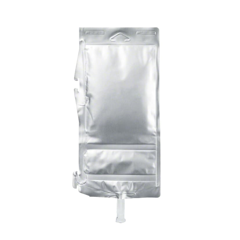 DUPLEX® Two-Chamber IV Bag-back view