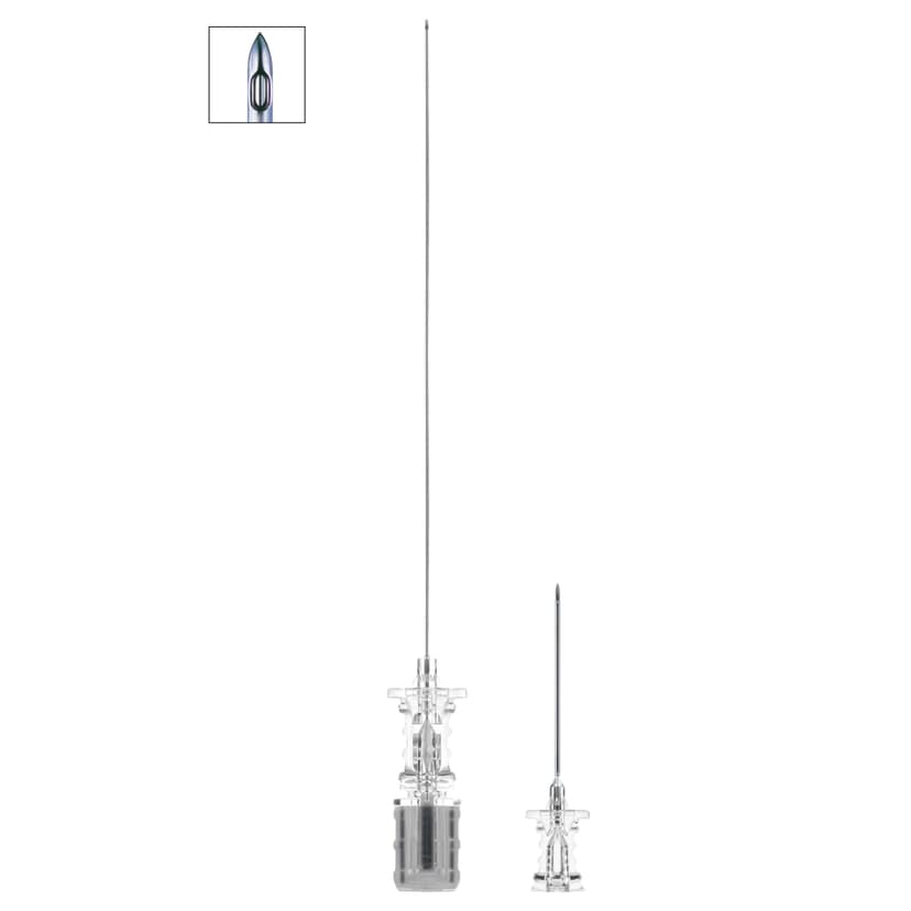 Pencan® 27G x 88 mm Luer + Introducer-Spinal needle with Pencil Point bevel - REF.No. 4532703