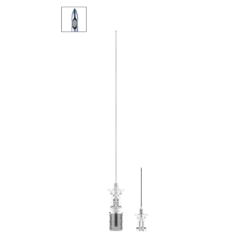 Pencan® 27G x 103 mm Luer + Introducer-Spinal needle with Pencil Point bevel - REF.No. 4532705