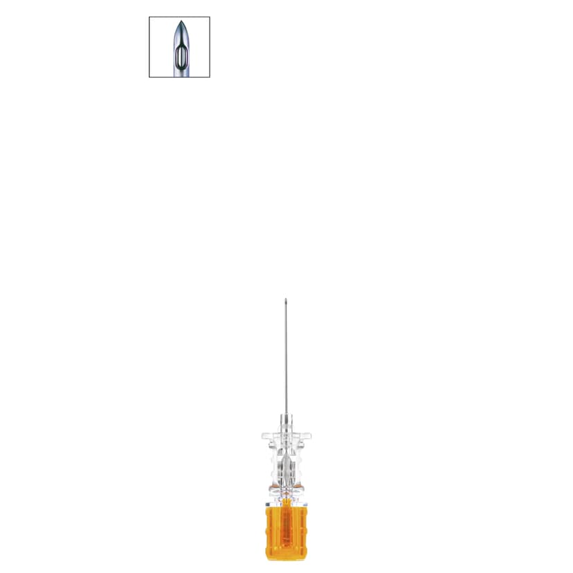 Pencan® 25G x 25 mm Luer-Spinal needle with Pencil Point bevel - REF.No. 4532501