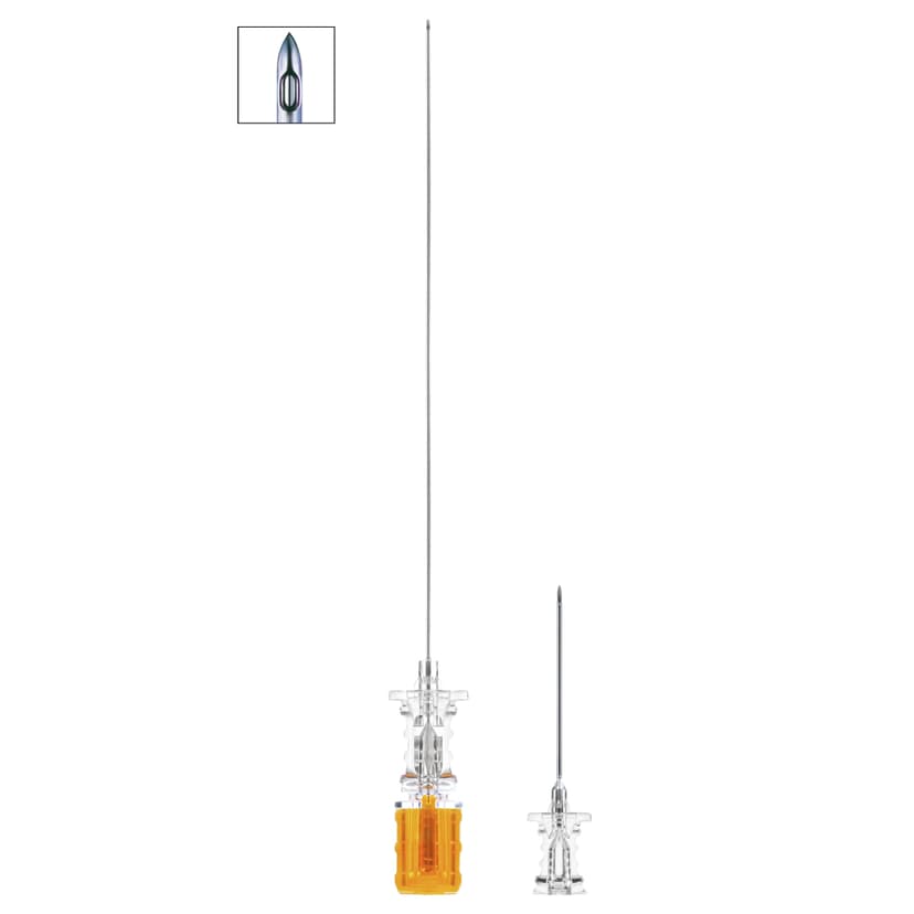 Pencan® 25G x 88 mm Luer + Introducer-Spinal needle with Pencil Point bevel - REF.No. 4532504