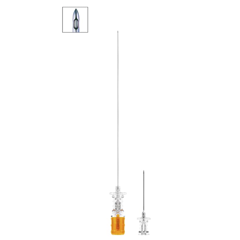 Pencan® 25G x 103 mm Luer + Introducer-Spinal needle with Pencil Point bevel - REF.No. 4532506