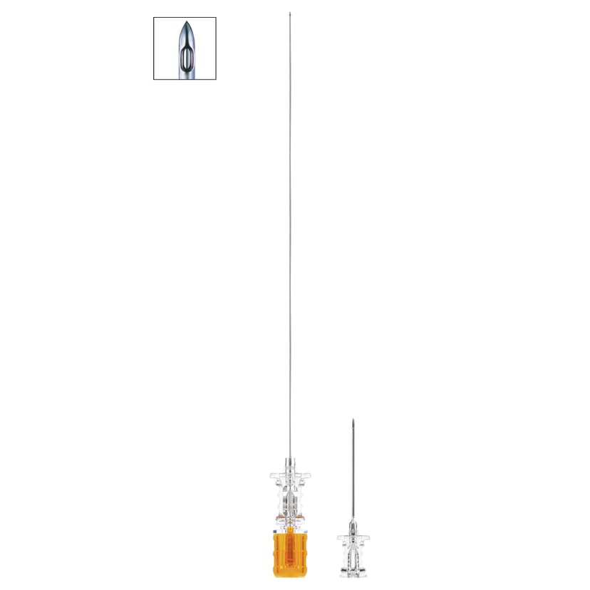 Pencan® 25G x 120 mm Luer + Introducer-Spinal needle with Pencil Point bevel - REF.No. 4532508