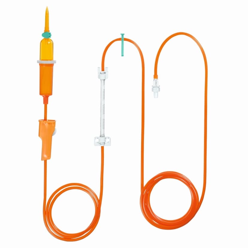 Infusomat space line-Product picture, product with UV protection,  green clamp