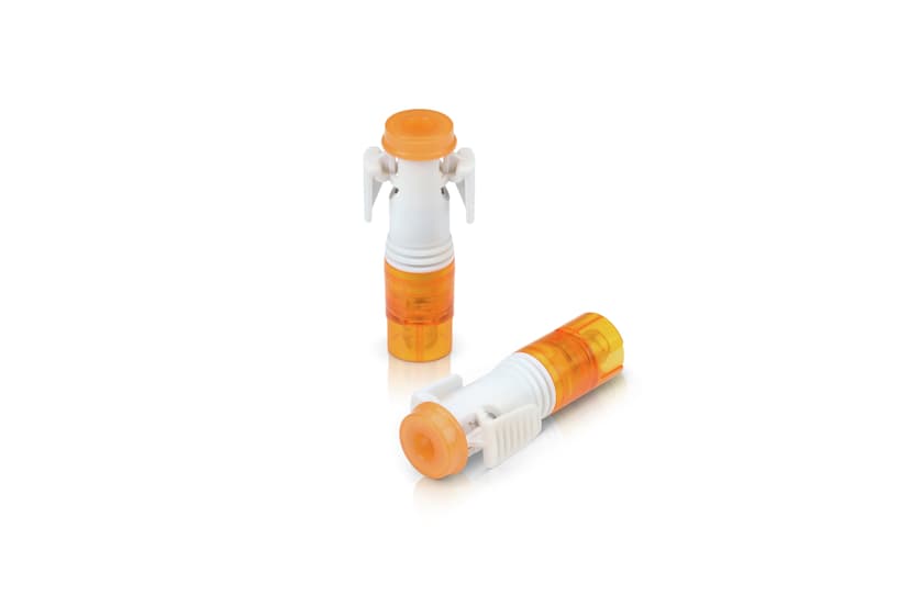 Chemfort Syringe adaptor lock-Picture of Chemfort Syringe adaptor lock with two pieces